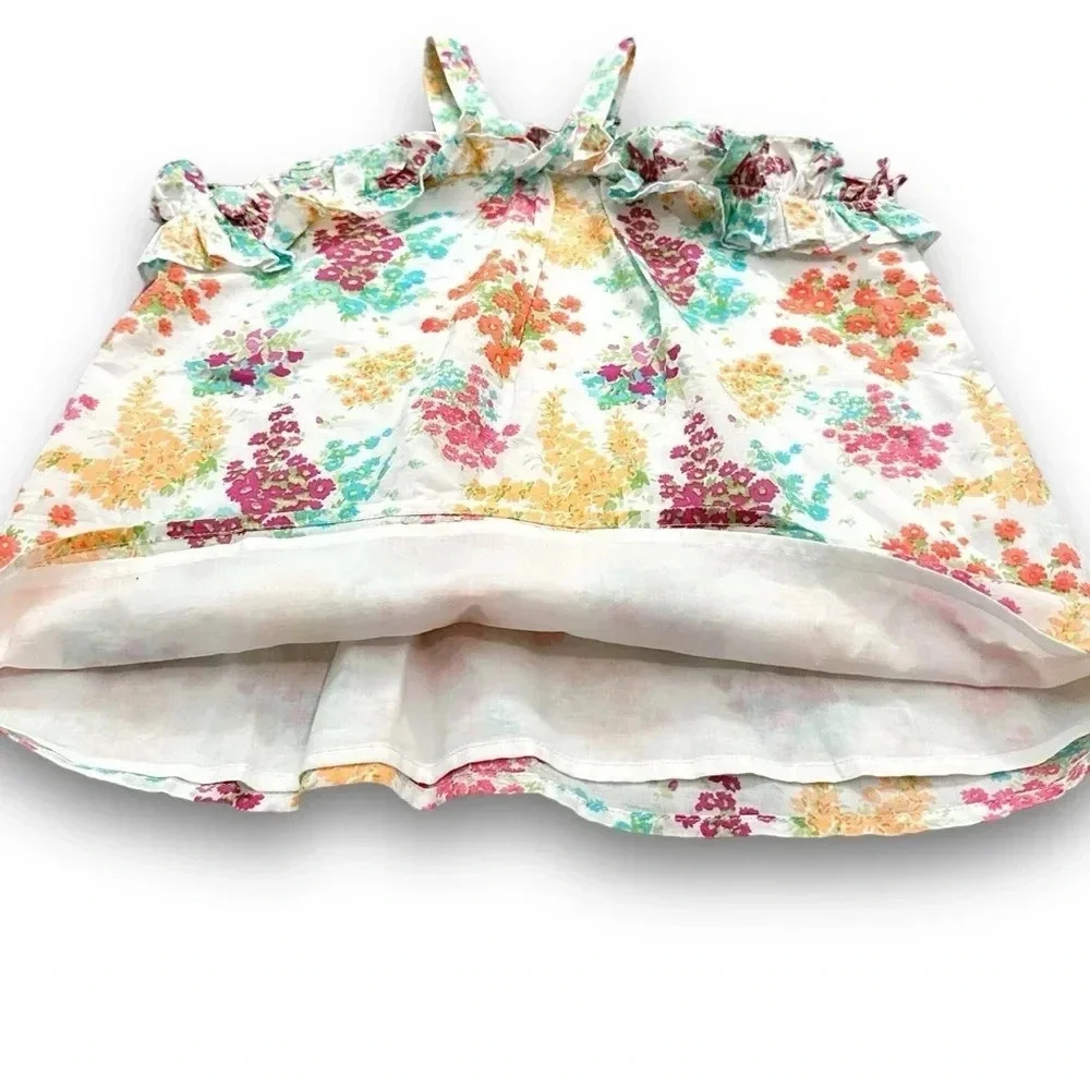Janie & Jack | Floral Ruffle Top (8) 🌸